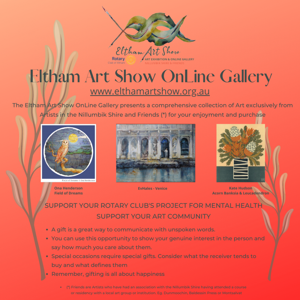 ELTHAM ART SHOW, OCTOBER 2021 Pascale Garlinge Art